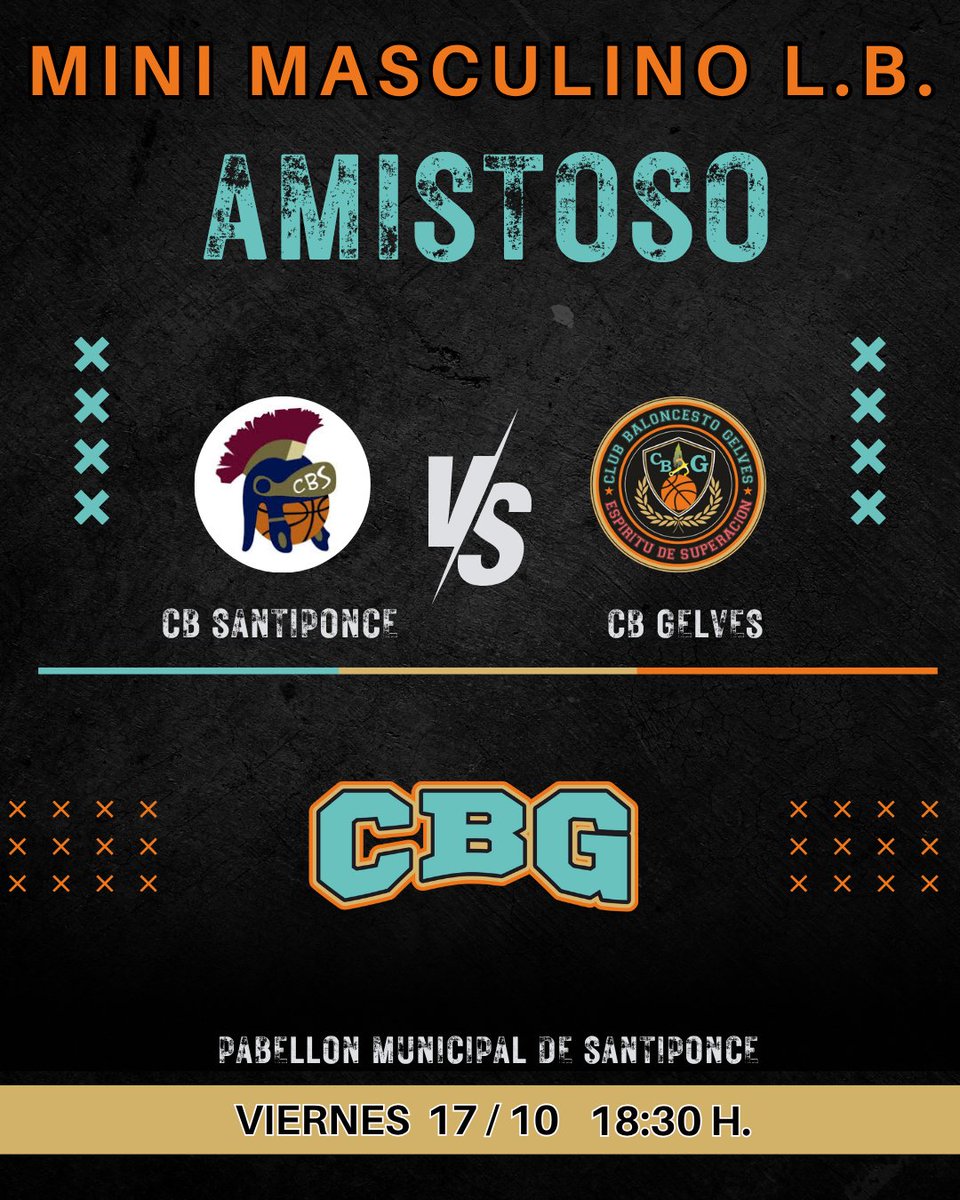 Continúan los partidos amistosos de nuestros equipos antes del comienzo de sus respectivas competiciones. En este caso es el turno para nuestro equipo Babybasket y nuestro mini masculino Negro. Que disputaran en la tarde de mañana viernes, sendos partidos.

#espiritudesuperacion