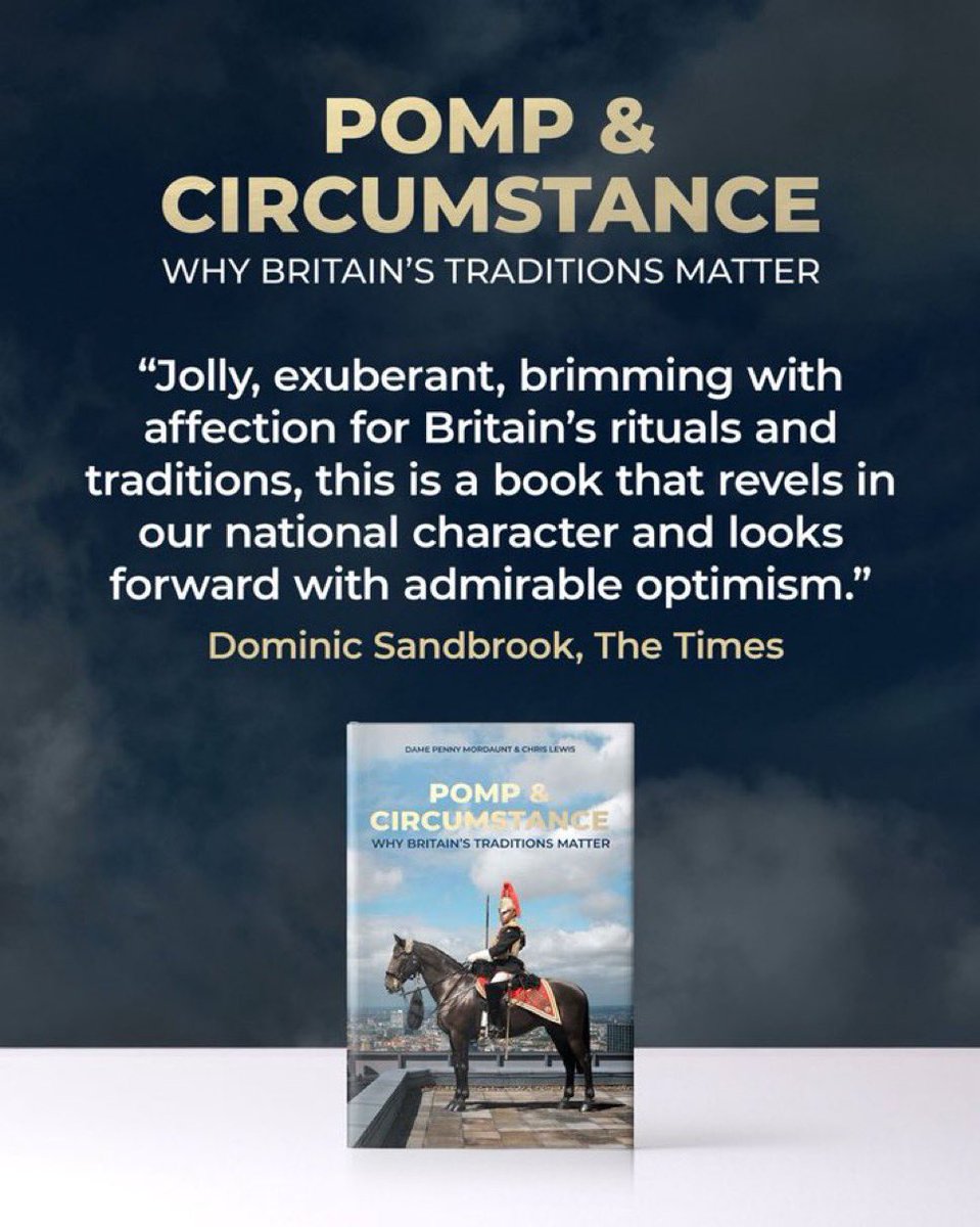 Pomp &amp; Circumstance: Why Britain’s Traditions Matter - out now!📚

<a href="/PennyMordaunt/">Penny Mordaunt</a>’s and <a href="/largeburrito/">Chris Lewis 罗可思</a>’s (Chris Lewis) latest book is now out.

Britain’s traditions are what have shaped our place in the modern world, and what will help us navigate the way forward.

Give it a read!