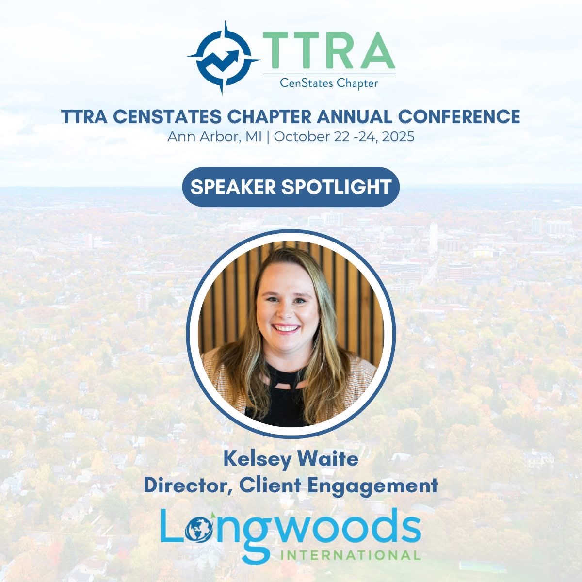 Our own <a href="/Kelsey_STR/">Kelsey Waite</a> will be sharing the latest <a href="/Lngwds/">Longwoods Intl.</a> insights at the <a href="/CenStates_ttra/">CenStates ttra</a> Annual Conference in <a href="/AnnArbor/">Destination Ann Arbor</a> next week!
#TTRACenStates #Travel #Tourism