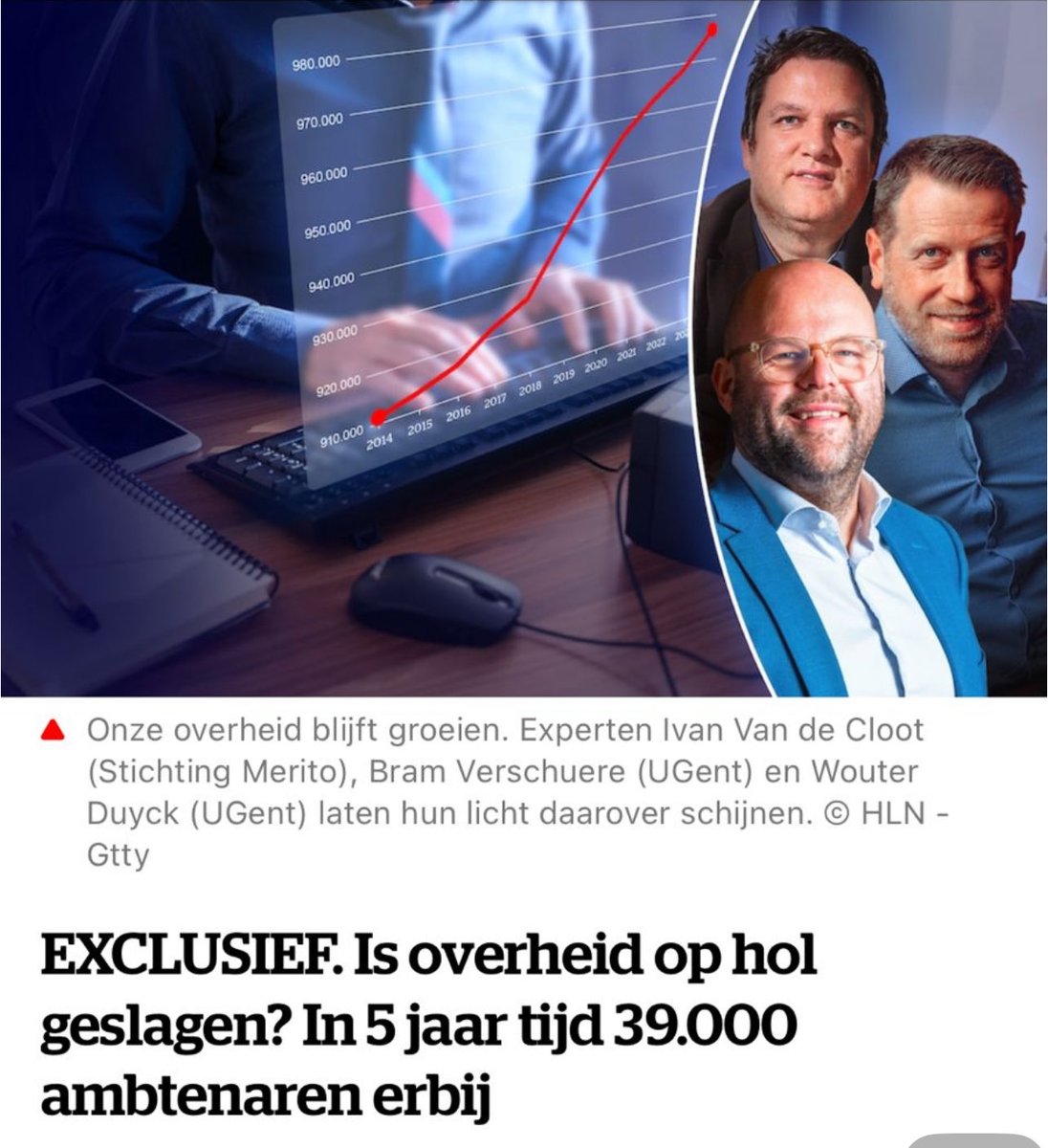 De oorzaak: bij politici van klassieke partijen hoor je elke dag in het parlement maar één ding. Meer overheid, meer uitgaven, meer, meer, meer. We hebben dringend veel minder overheid nodig.