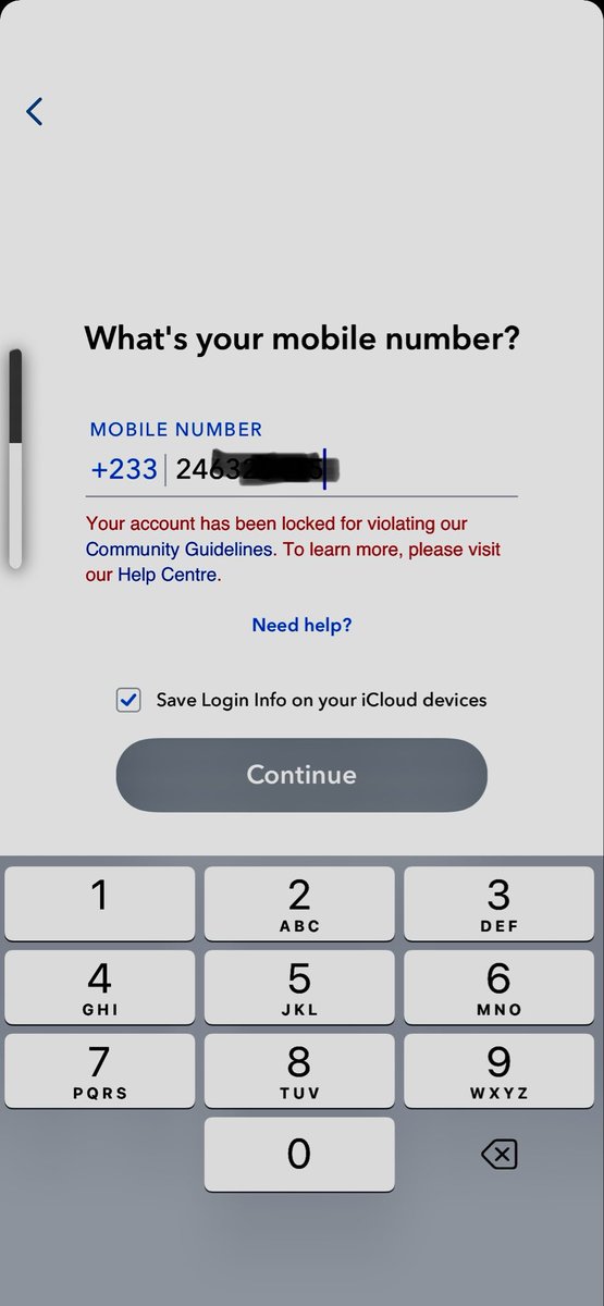 How to fix Snapchat SS06 Device Banned error solved