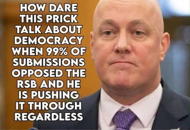 How to lose an election. 
Arrogance beyond belief.
Loyal to his NWO masters - NOT NZ citizens.