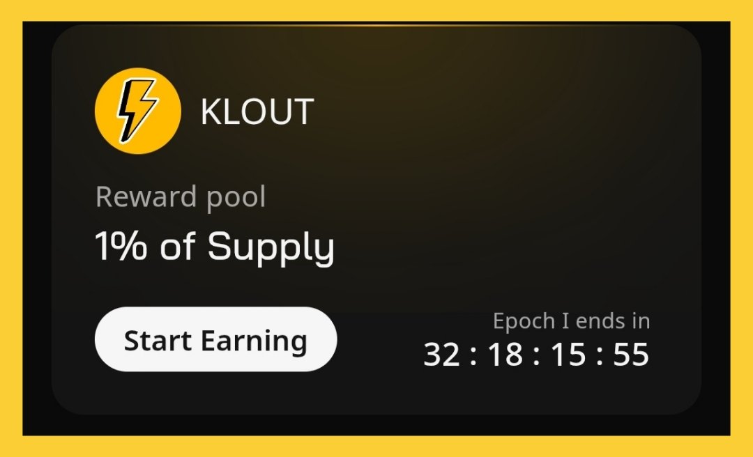 Samtopexchange's tweet image. Gm Wallchain Creators
You can't be unlucky for 365 days
We have 32 days to stay positioned for @kloutgg
Let's Lock in on Klout now
We are still very early
gKlout (WAGMI) 💛