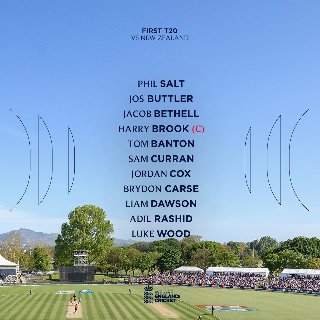 Back in action on Saturday ⏳

Our XI for the first IT20 against <a href="/BLACKCAPS/">BLACKCAPS</a> 💪