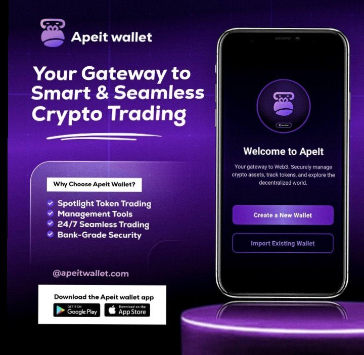 LydiaAnkundah's tweet image. 💡 Innovation in crypto means doing what others won’t.@Apeit__Wallet is leading the charge — where security meets seamless trading.
Smart. Secure. Effortless. That’s innovation. 🚀
#CryptoInnovation #ApeItWallet #DeFi #Web3
#ApeitWalletConferenceug🇺🇬