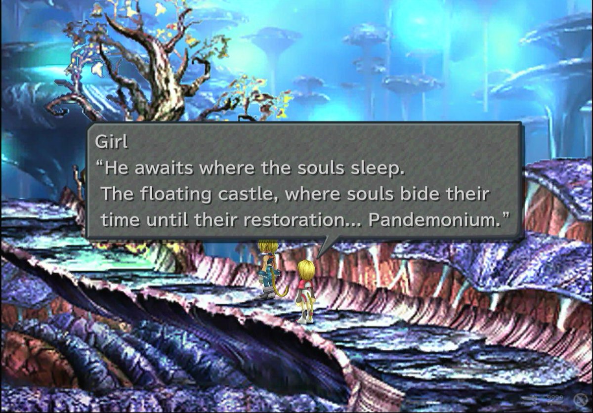 RootlessBard's tweet image. Playing IX and didnt realize pandemonium was from 9, holy shit square enix you're so fucking smart with dawntrail

massive fucking brain