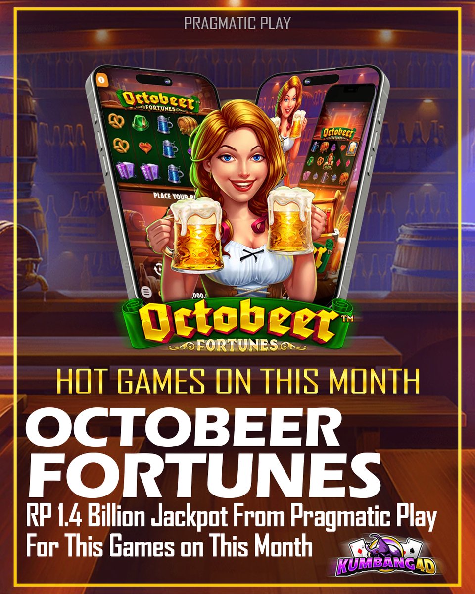 ArenaKumbang4D's tweet image. 🔥OctoBeeR Fortunes🔥
Hot Games on This Month‼️
1.4 Billion is Ready for Supporting You to Take Your Way to Riches🪙

#gambling #isnot #effort #kumbang4d #officialkumbang4d #arenabermain #sloth #taruhanonline #terpercaya #asiangirl #octobeer