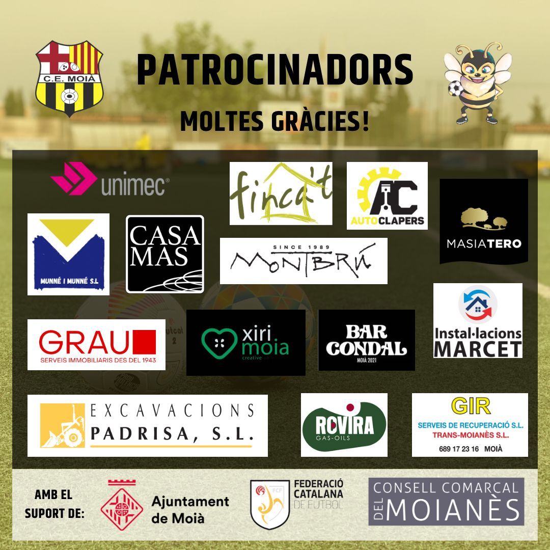 cemoia1922's tweet photo. ⚽️HORARIS CAP DE SETMANA⚽️
Som-hi Moià! 💛🖤
#somhimoià #futbol #moià #fcf #futcat #futfem #futbase #moianès https://t.co/bUugqeUfdv