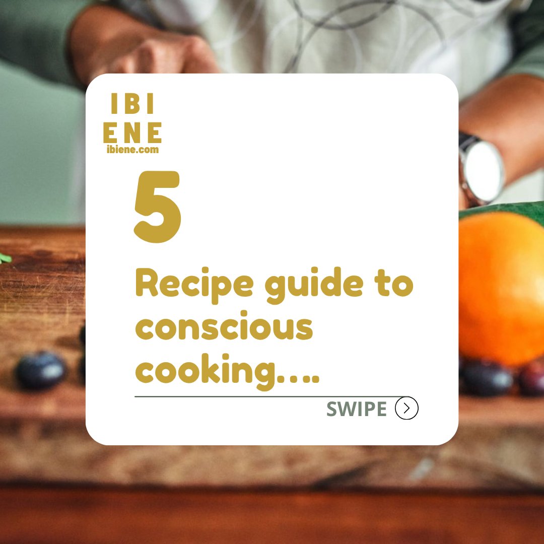 ibienemagazine's tweet image. SCROLL to discover how conscious cooking can transform your kitchen into a mindful space.
Tap on the link in bio or visit ibiene.com for more.
#ibienemagazine #consciouscooking #healthyeating