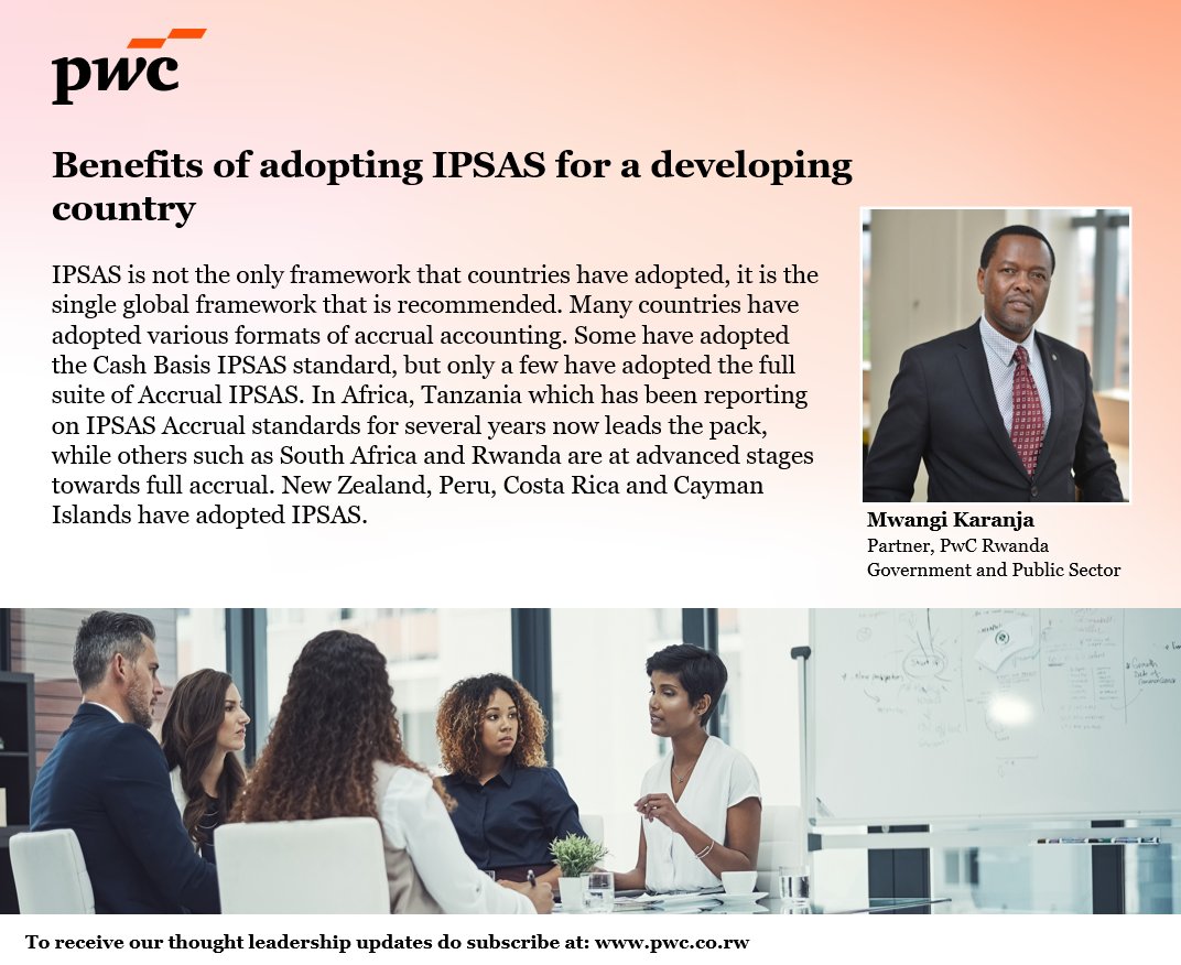 pwc_rw's tweet image. In episode 2 of our IPSAS series, we explore how IPSAS adoption boosts accountability, donor confidence, and resource allocation in developing countries. Follow us for episode 3! #IPSAS #IPSASAdoption #PublicSectorReform