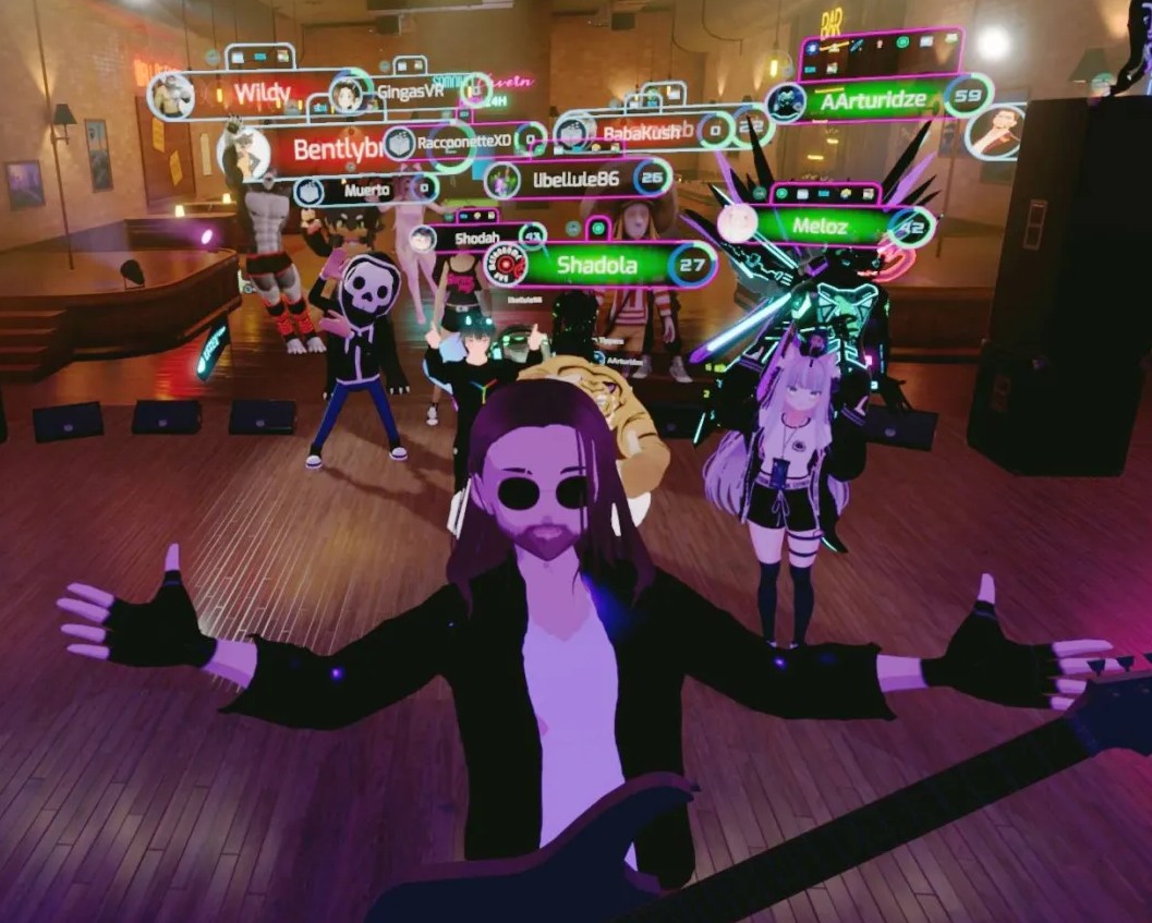 SomniumTimes's tweet photo. 🔥 EXCLUSIVE interview with @shifterhead1 🎸 From Monterrey roots to @SomniumSpace Neon Bunker glory, he spills on synthwave, #VR magic, and his new album Firefly. Dive into his cyberpunk world now! 🎶🚀

Link to full interview in the comments 👇

#Synthwave #VirtualReality #SomniumSpace #partyvibes