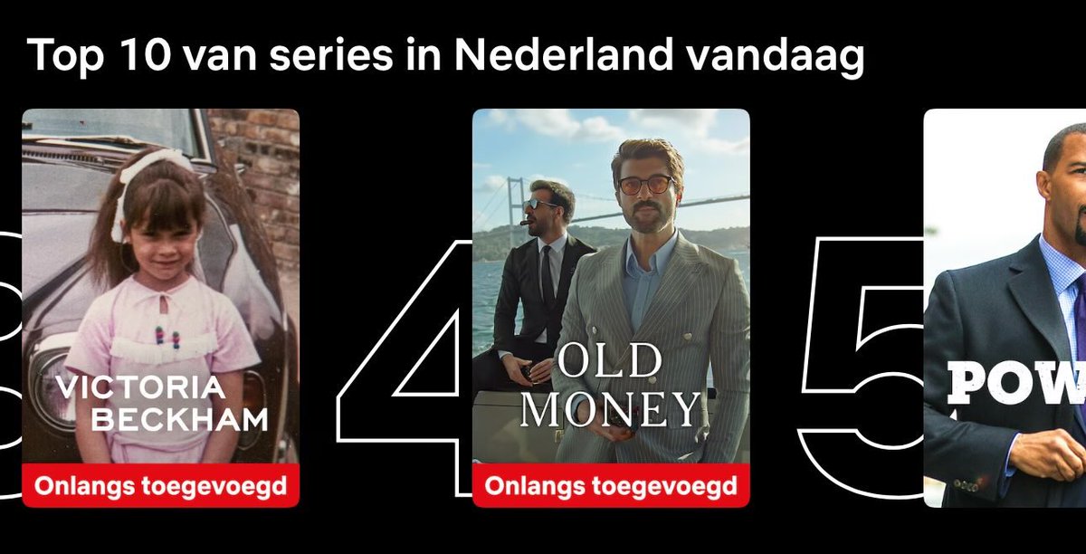 Top 10 series on #NetflixNL #Oldmoney number 4 #EnginAkyürek