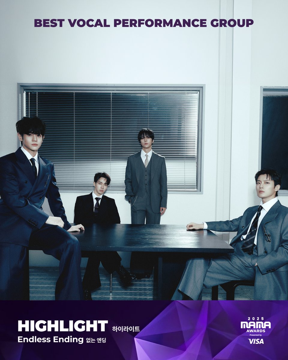 [#2025MAMA] BEST VOCAL PERFORMANCE GROUP Nominee | 베스트 보컬 퍼포먼스 그룹 후보
 
#HIGHLIGHT #하이라이트

HEAR MY ROAR, UH-HEUNG
2025 MAMA AWARDS

2025.11.28-29 (HKT)
Kai Tak Stadium (HONG KONG) &amp; Mnet Plus

#MAMAAWARDS #2025MAMAAWARDS