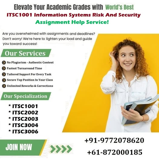ShirleyNicole26's tweet photo. We are one of the leading online ITSC1001 Information Systems Risk and Security assignment help providers.
#ITSC1001 #ITSC2002 #ITSC2003 #ITSC3004 #ITSC3006 #ITNE1001 #AssignmentHelp #CourseHelp #Australia #VictorianInstituteOfTechnology #AustraliaAssignmentHelp #OnlineTutoring https://t.co/064kUtMUCq