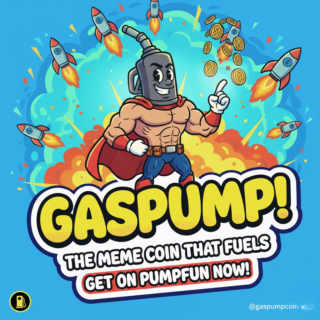 gaspumpcoin's tweet photo. 🔥 Get ready to ignite your portfolio! $GASPUMP isn't just a coin, it's a movement!
The meme coin that fuels fun and gains. Don't miss out on the next big pump! #GASPUMP #MemeCoin #Crypto #PumpFun https://t.co/GN67beAZVF