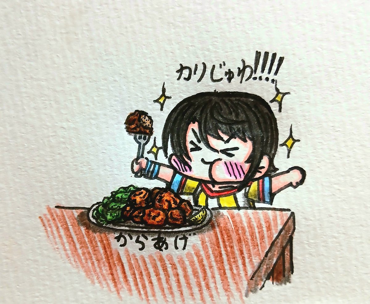 大空スバル ,大空スバル(通常) 「スバルちゃんに美味しいものをたくさん食べてほしいrkgk #プロテインザスバル」|オクトパスプライム・アヒージョ🚑のイラスト