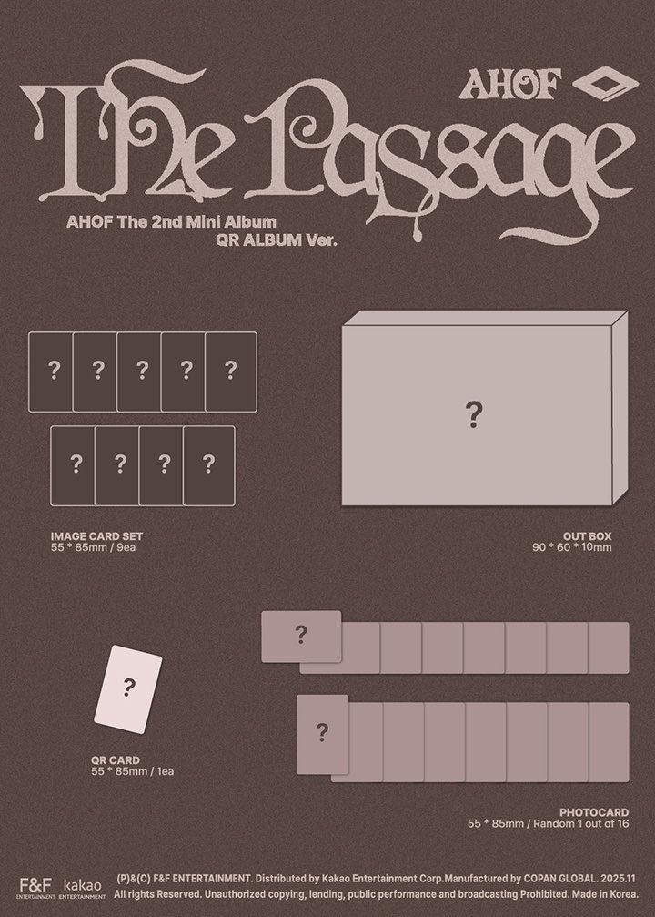 satellite_ph's tweet image. #satellitePHGO | wts lfb
AHOF 2nd Mini Album - ‘The Passage’ PH GO 🇵🇭
𝗦𝗲𝗮𝗹𝗲𝗱 𝗔𝗹𝗯𝘂𝗺 (no pob)
₱380 - qr ver
₱495 - photobook ver
𝗳𝗼𝗺 𝗞𝘁𝗼𝘄𝗻𝟰𝘂
₱680 - digipack
₱820 - photobook
𝘄𝗶𝘁𝗵 𝗪𝗲𝘃𝗲𝗿𝘀𝗲 𝗦𝗵𝗼𝗽
₱710 - digipack
₱920 - photobook…