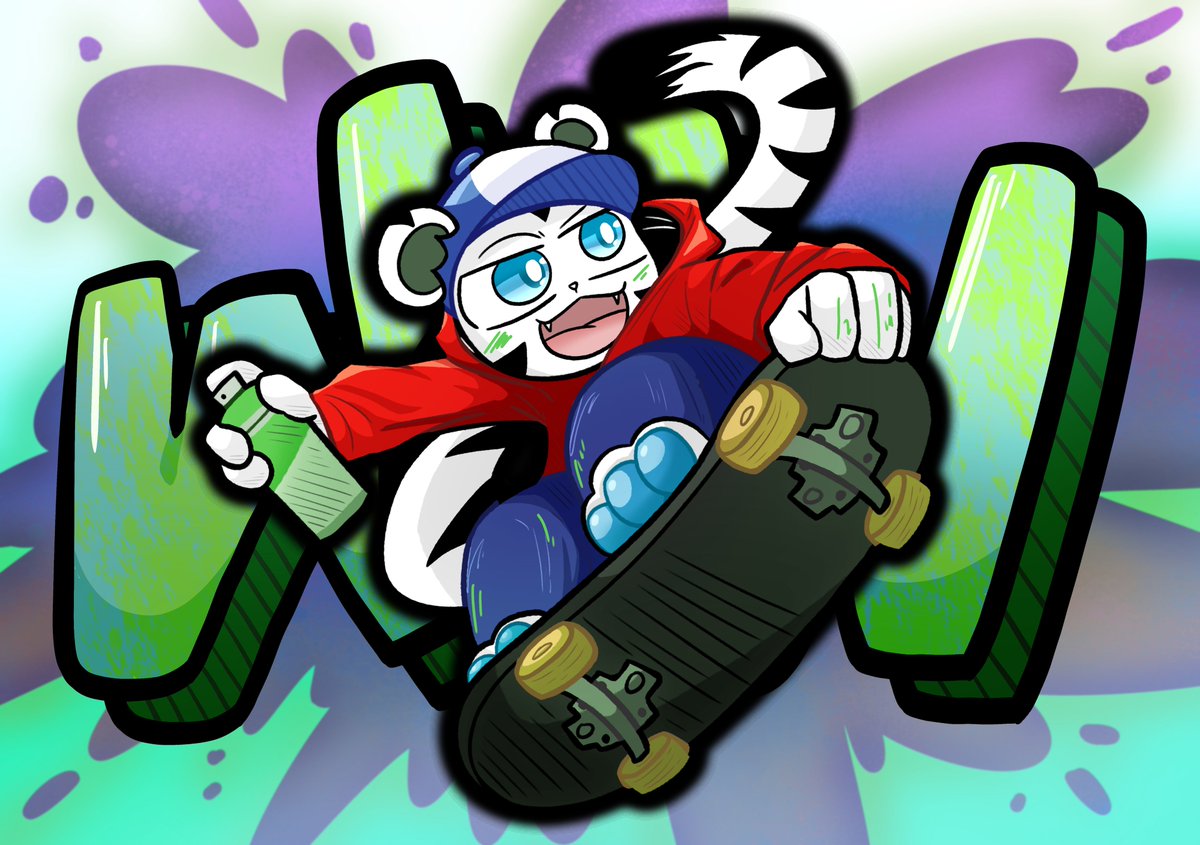 복귀는 아니구요...
오랜만에 그렸는데 잘 나온 것 같아서 툭 놔두고 가요
스트릿 장군이🤩