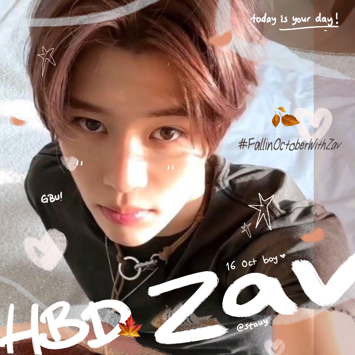 help repost.. thank you! 🫶🏻

(16/10) special Zav’s birthday and we’re celebrating #FallinOctoberWithZav 🍂🍁 let’s give him the kind wishes! ada 6 free slot layout untuk kalian <3 

#zonauang