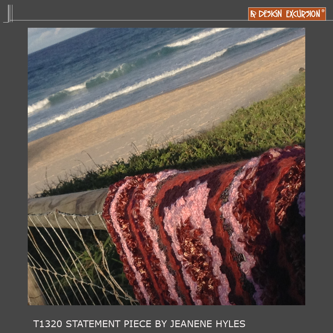 designexcursion's tweet image. such a contrast to the waves!

#redorange #design #crochet #inspiration #adesignexcursion #australianmade by #jeanenehyles