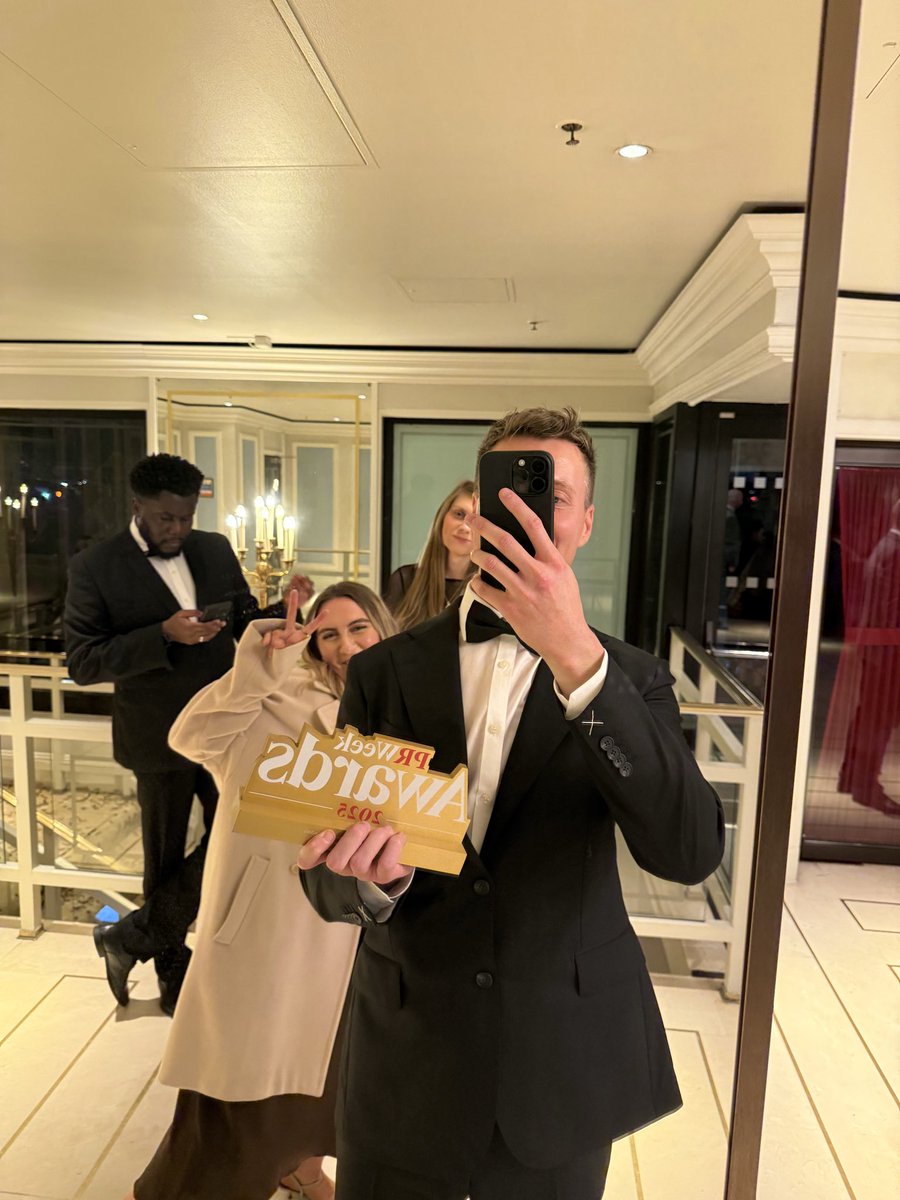 🏆 WE WON! Over the MOON! Last night we won In-house Team of the Year (Third Sector) at the PRWeek Awards! The BEST industry recognition we could ask for with judges noting we secured more media coverage than ever.