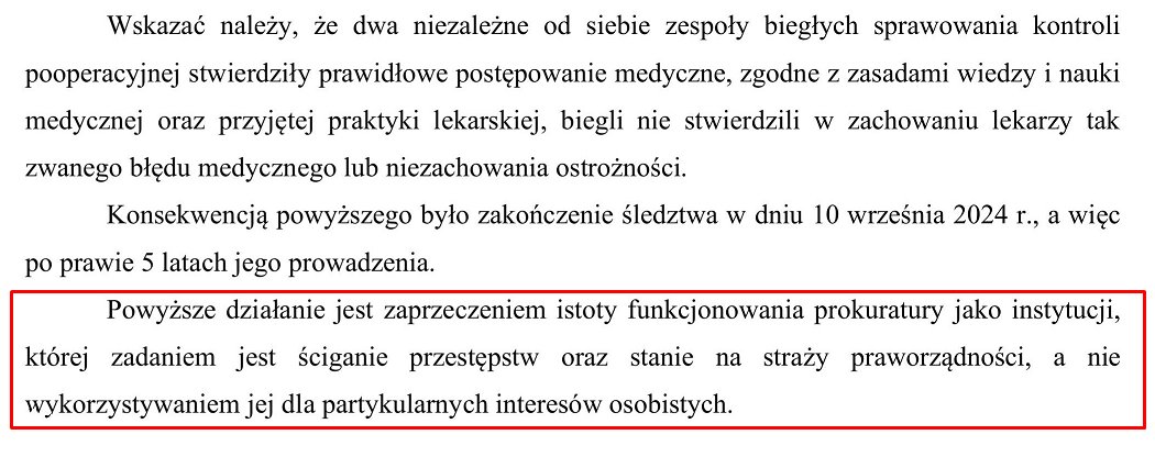 GasewiczJarek's tweet image. Od lutego 2025 znamy treść raportu (część I) o skręcanych śledztwach i przestępczych działaniach prokuratorów. 
Jest tam np. sprawa 73 o tym jak Michał Ostrowski mścił się na lekarzach za nieudany zabieg na kolanie swojej żony.
Czy Michał Ostrowski usłyszał już zarzuty z 231 kk?