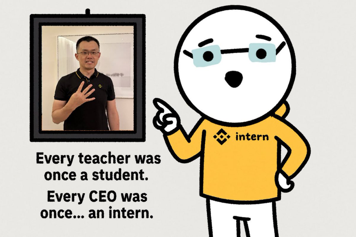 Dear <a href="/cz_binance/">CZ 🔶 BNB</a>, as interns together, we believe you truly deserve some $intern 💛

As a gesture of our appreciation, we’d like to make a small donation to our Intern Boss - for your incredible contributions to the BSC ecosystem and your continuous encouragement toward