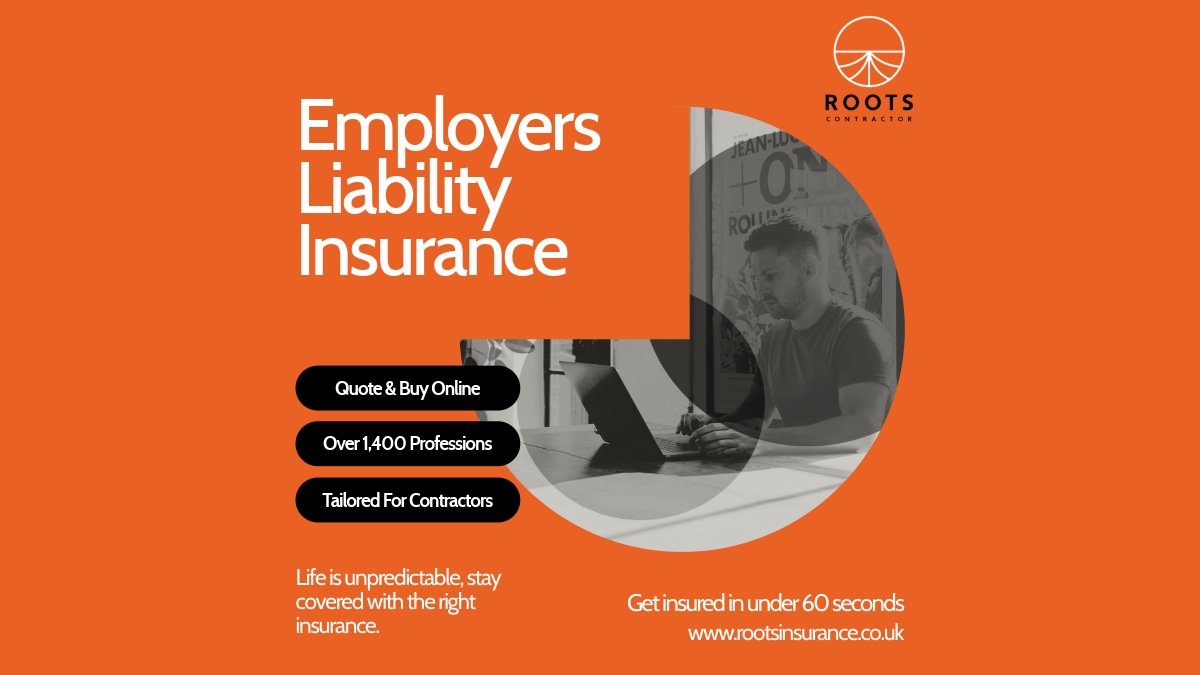 RootsContractor's tweet image. Our Employers Liability policies provides cover for legal representation &amp;amp; compensation arising from claims made against your company by employees in respect of bodily injury or damage to property.

Quote &amp;amp; buy online &amp;amp; get instant documentation 📲 📄  zurl.co/AThv7