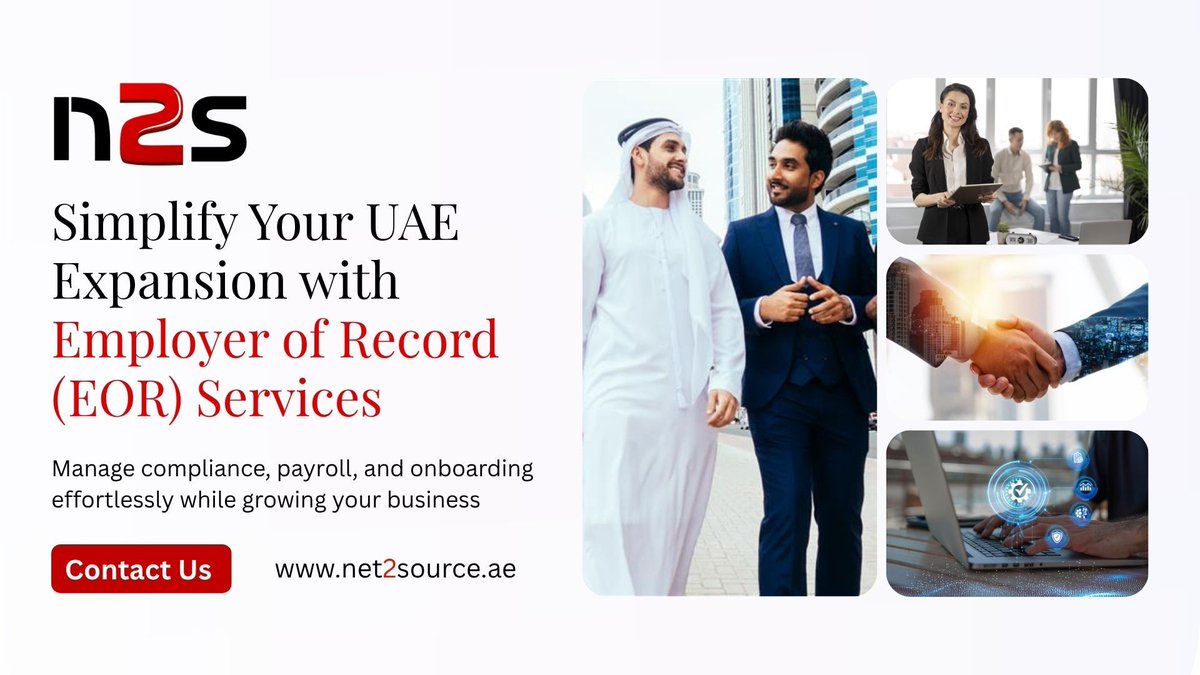 GlobalN2s36396's tweet image. 𝐄𝐱𝐩𝐚𝐧𝐝 𝐢𝐧 𝐭𝐡𝐞 𝐔𝐀𝐄 𝐰𝐢𝐭𝐡 𝐜𝐨𝐧𝐟𝐢𝐝𝐞𝐧𝐜𝐞.
Our Employer of Record services ensure quick hiring, compliance, and smooth operations.
#net2source #n2s #employerofrecord #uaestaffing #businessgrowth