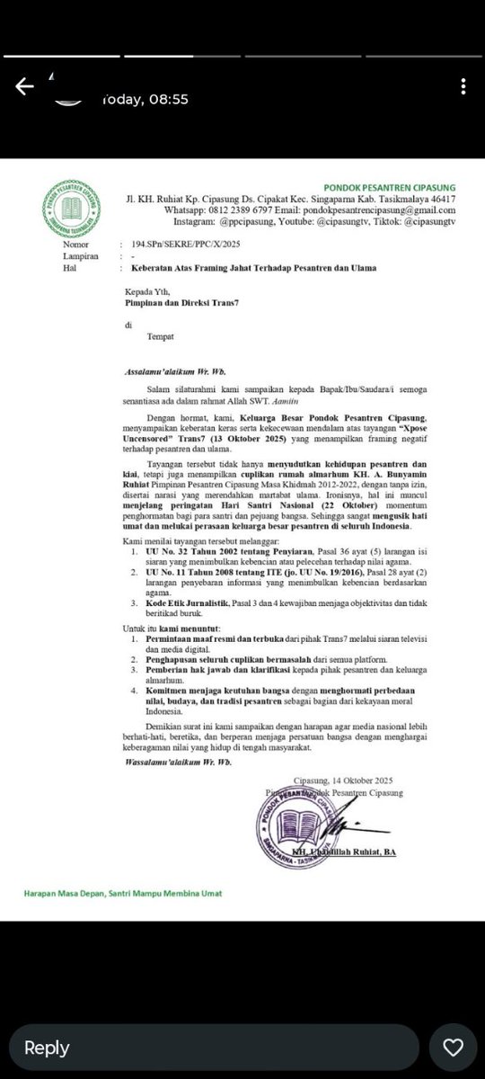 Giliran ada kasus pelecehan aja pada tutup mata 
Nih SS dari yg kepanasan awokawokawok