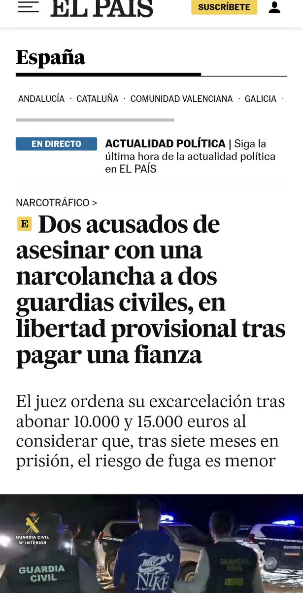 <a href="/OrlvndoA/">Orlando Avendaño</a> En España no disparan y el resultado, agentes muertos 👇