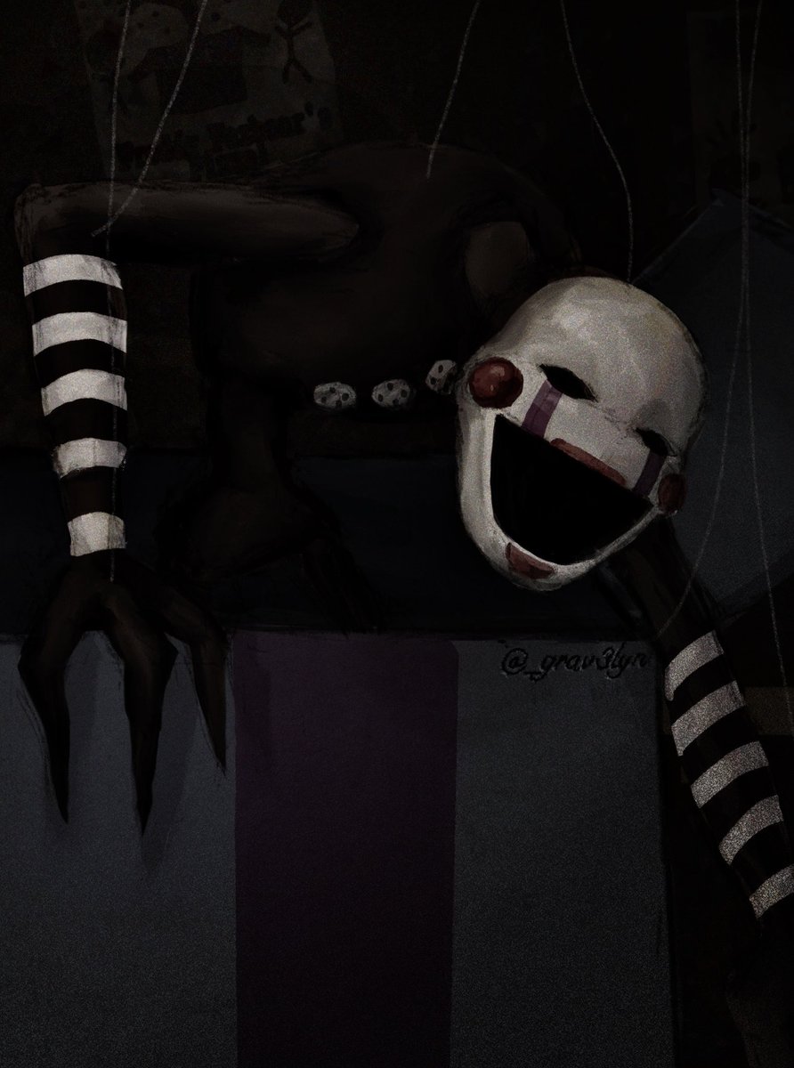 _grav3lyn's tweet photo. Don't wake the baby,,
.
.
.
#art #artist #fnaf #FiveNightsAtFreddys #thepuppet https://t.co/c50yolBZ80