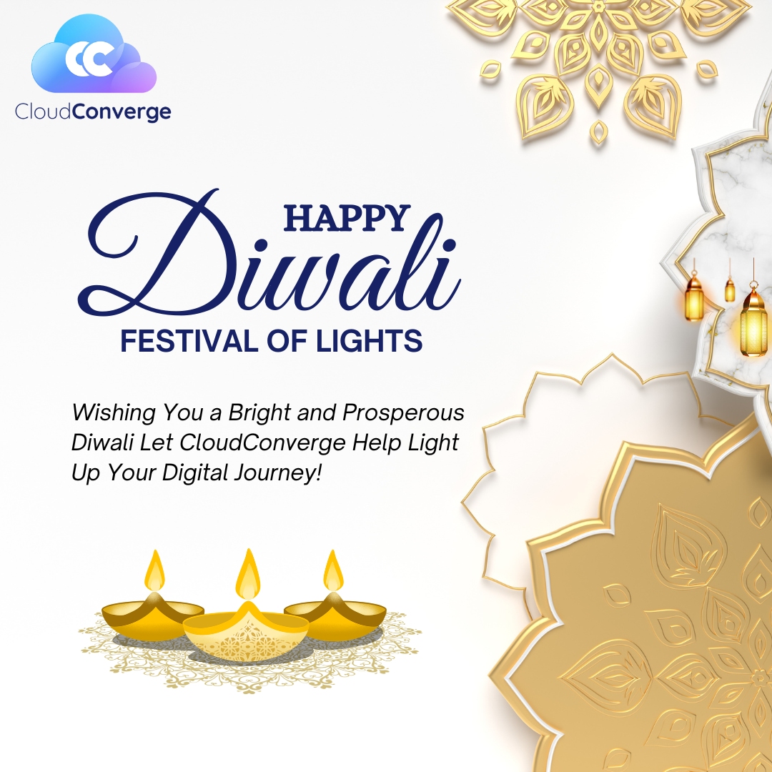 CloudConvergeIO's tweet image. This Diwali, may innovation shine as bright as the diyas that light our homes! ✨
At CloudConverge, we believe technology, like light, connects, empowers &amp;amp; transforms lives.

#HappyDiwali #CloudConverge #FestivalOfLights #DigitalInnovation #TechForGood #LightUpYourJourney