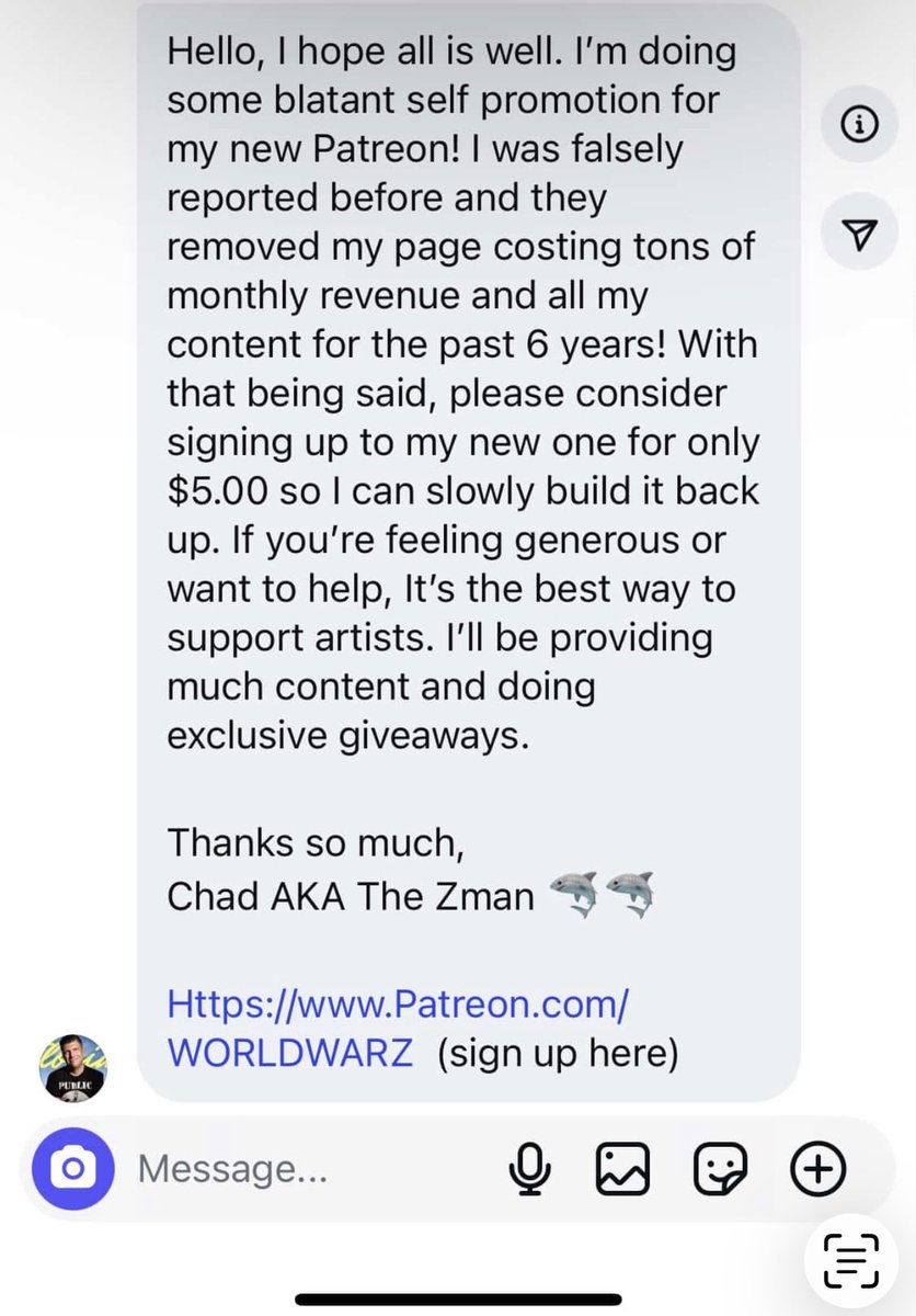 🤡Chad is looking for new dummies to signup and give him money again. This cut and paste message has been used for almost a year now! Hurry and signup so he can treat you like shit!