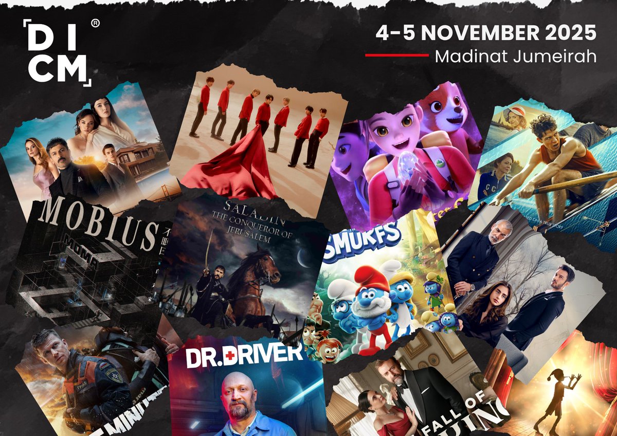 Just 3 Weeks to Go Until #DICM2025!

The final countdown has begun  and the global content community is gearing up for one of the most dynamic editions yet of the Dubai International Content Market!

 dicm.ae

 #Dubai #MediaMarket #ContentIndustry #TVandFilm