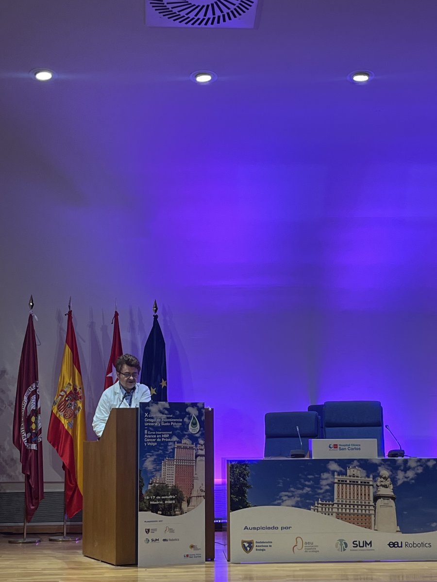 Segundo día del X Curso de Incontinencia Urinaria y Suelo Pélvico y II Curso sobre Avance en HBP, Cáncer de Próstata y Vejiga!

Comenzamos con  Miguel Fernández Aquero con su ponencia sobre el Mecanismo de acción de inhibidores de PD-1/PD-L1 y ctla-4: en cáncer de vejiga.