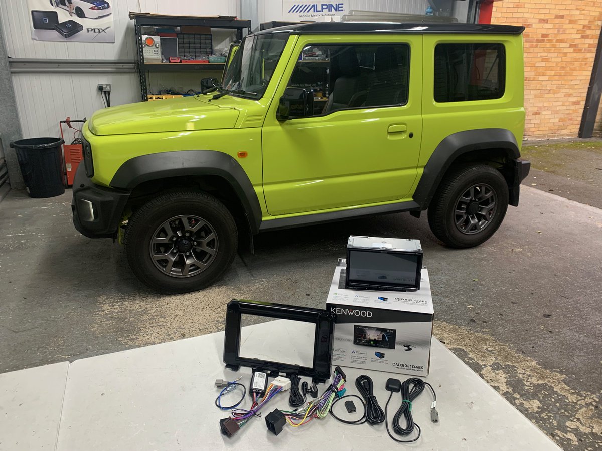dynamic_audio's tweet image. Suzuki Jimny 2018 Fully Upgraded! 

We’ve upgraded this @SuzukiCarsUK Jimny (2018) with a @Kenwood_UK DMX8021DABS head unit for crystal-clear sound, @Connects2 CTKSZ13 fitting kit for a seamless install, and camera retention lead to keep the factory camera working perfectly!