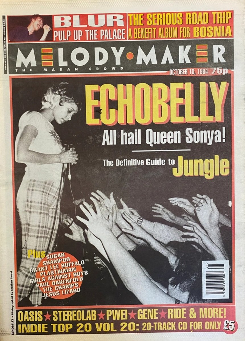 This weeks Melody Maker: October 1994

📸 Stephen Sweet