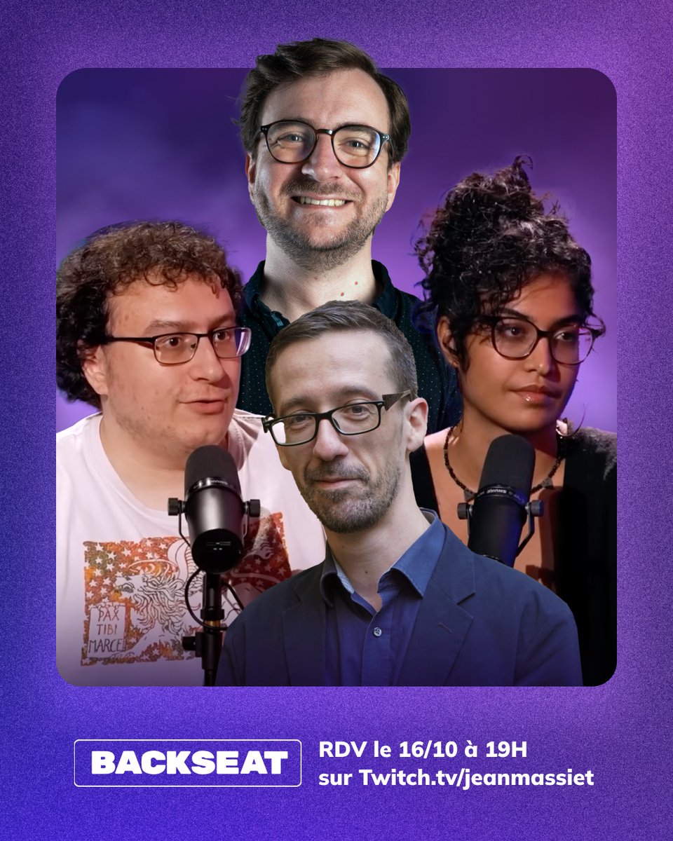 Calendr_App's tweet photo. 16/10 ➡️DEMANDEZ LE PROGRAMME 🍿
12 EVENTS #YouTube #Twitch 🔥
ABONNE TOI POUR RIEN RATER🧞♀️🧠 🧞♂️
🔝#Backseat🔝#Pressea🔝#Winamax🔝#LCP🔝#EtoileFtDjilsi🔝#Anaee✨
✨ RT = SOUTIEN 🙏❤️
1️⃣08h50▶️Sébastien Lecornu face à ses 2 premières motions de censure
✅Sur @LCP, le gouvernement Lecornu II fait face à deux motions de censure de LFI et du RN, mais devrait les éviter, le PS refusant de voter avant les débats budgétaires.
👉https://t.co/2ahVUdZJoJ
2️⃣10h00▶️Live gaming avec @Anae_fr 🎮
✅Ce matin, Anae se plonge dans La Légende du Pokémon ! Un live convivial, entre nostalgie et bonne humeur, où elle partage sa passion pour la licence culte.
👉https://t.co/oXeNucjyIl
3️⃣10h25▶️Visite du pape Léon XIV à la FAO sur @KTOTV 🇻🇦
✅À l’occasion de la Journée mondiale de l’alimentation, le pape Léon XIV visite l’Assemblée de la FAO à Rome. Un déplacement symbolique pour rappeler l’importance de la solidarité internationale face à la faim dans le monde.
👉https://t.co/Ud2zmTPKm6
4️⃣11h00▶️Et si on transformait notre Soleil ? ☀️
✅Et si l’humanité pouvait modifier le Soleil ? Ce live explore une hypothèse vertigineuse, entre science et fiction, pour mieux comprendre les secrets de notre étoile et les limites de la technologie humaine.
👉https://t.co/IDJraLDqC1
5️⃣12h30▶️Comment adapter une licence en jeu de rôle ? 🎲
✅Adapter un univers connu en jeu de rôle n’est jamais simple. Entre respect de la licence et liberté créative, @DamienColtice partage son expérience et ses conseils pour éviter les pièges de l’adaptation.
👉https://t.co/KpvicH7Q2H
6️⃣13h00▶️WFC sur @WinamaxFC ⚽️
✅Le talk foot de Winamax FC revient pour décortiquer l’actu du ballon rond, analyser les matchs à venir et dévoiler les meilleures cotes du jour. Ambiance décontractée garantie.
👉https://t.co/bPKmPkBVZ1
7️⃣13h40▶️PSG - Strasbourg : Veille Capitale
✅En direct du campus @PSG_inside , Luis Enrique répond aux questions avant la réception de Strasbourg.
👉https://t.co/b5ApmApTxU
8️⃣18h00▶️Live gaming avec @Pressea_ 🎮
✅Ce soir, Pressea s’attaque à Berserk, un jeu intense et exigeant.
👉https://t.co/CNb8uDcp3z
9️⃣19h00▶️Marathon Pokémon avec @TheGuill84
✅Guill se lance dans un marathon 100 % Pokémon ZA : objectif, terminer le jeu à 100 % !
👉https://t.co/5m1uscEQeH
🔟19h00▶️Backseat avec @JeanMassiet 🎙️
✅Backseat revient pour décrypter la semaine politique avec @usuldufutur, @Saphia_Ait et Émilien Houard-Vial. Au menu : le gouvernement Lecornu II et les tensions à l’Assemblée.
👉https://t.co/OeXIKCAAMe
1️⃣1️⃣19h15▶️Meeting à Clichy-sous-Bois ✊
✅Suivez en direct le meeting de Clichy-sous-Bois avec @JLMelenchon , Jérôme Legavre, Nezha Barhandi et Imane El Hamzaoui. Une soirée politique autour des luttes sociales et territoriales.
👉https://t.co/Wtp2ucRDiY
1️⃣2️⃣20h00▶️Live IRL avec @AREtoiles et @djilsi
✅Nouveau concept signé @Etoiles : un live en immersion chez @djilsi, entre discussions, quiz et culture générale. Un format curieux et détendu qui change des plateaux classiques.
👉https://t.co/yUiDchcl8v
Et pour demain, quels EVENTS ?
DIS-NOUS EN COMMENTAIRE
DM pour figurer dans nos prochaines éditions...📪.
Personne n'aime autant les créateurs que nous ! ❤️
🧞♀️🧞🧞♂️
Ensemble on va faire le meilleur programme
🗓️🙏🏻✨