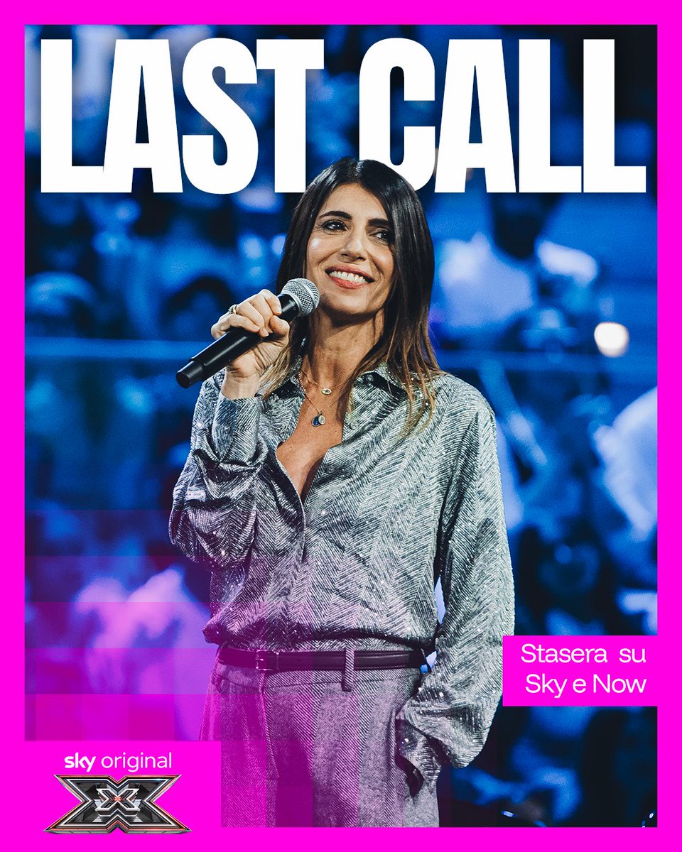 Non vogliamo mettervi troppa adrenalina, giudici, ma stasera ci sono le Last Call: dovrete decidere chi porterete ai Live di #XF2025 

Avete solo tre sedie a testa ed è arrivato il momento degli switch!

In bocca al lupo! Ci vediamo alle 21:15 su <a href="/SkyItalia/">Sky</a>  e <a href="/NOWTV_It/">NOW</a>