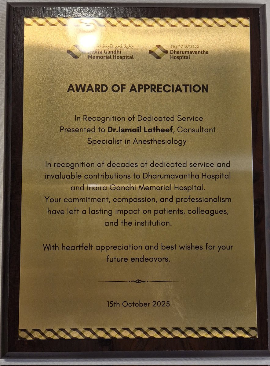 isseylatif's tweet image. Celebrating #WorldAnaesthesiaDay 
I am very grateful to the department of anaesthesiology @igmhmv for this. 
🙏