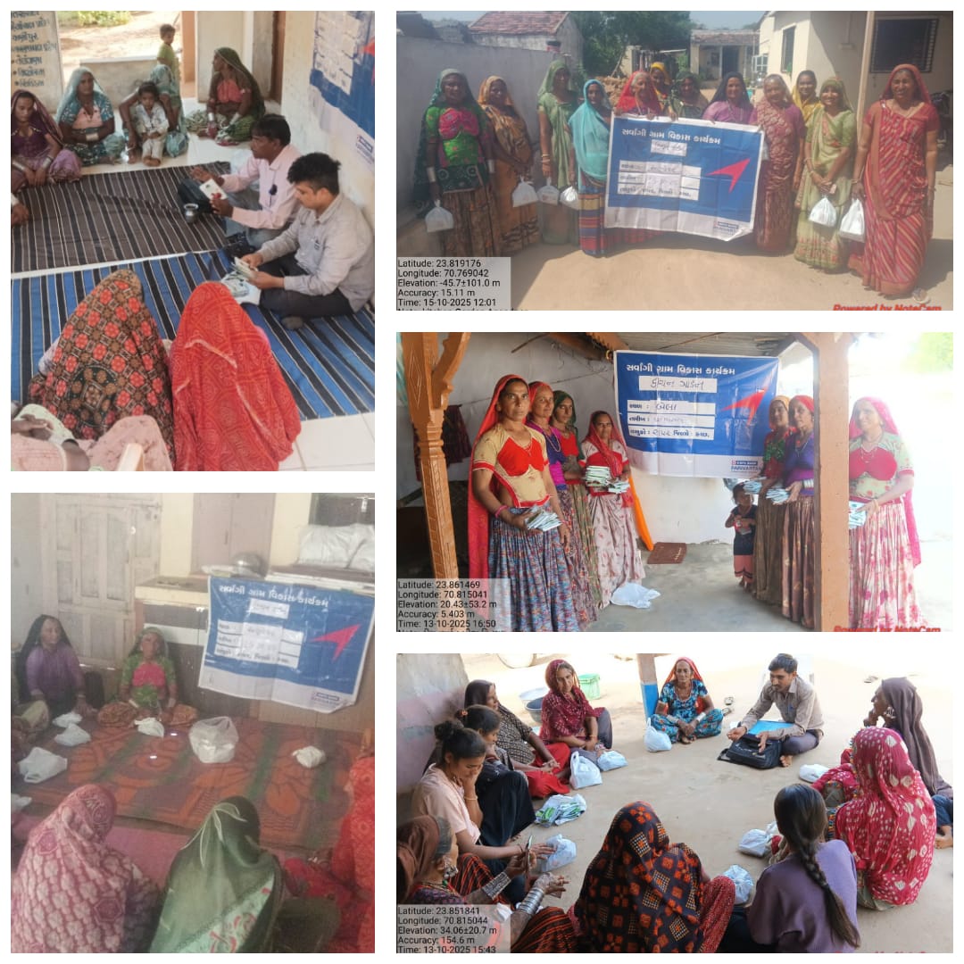 As part of HRDP with HDFC Bank Parivartan, Cohesion Foundation Trust celebrated Women Farmers' Day across 17 border villages in Kutch. 320 women received kitchen garden seed kits to promote nutrition, water conservation, and local food security through climate-smart practices.