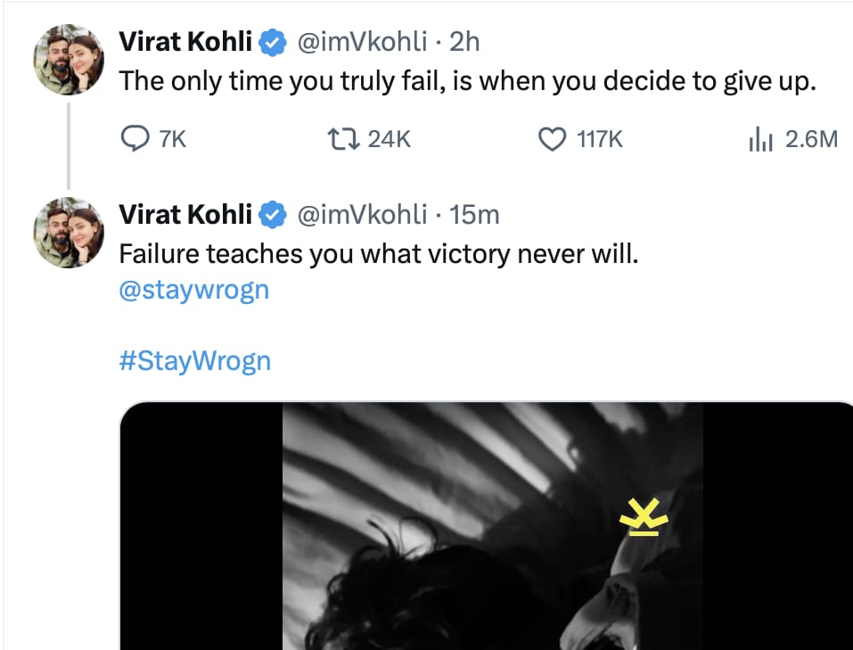 oldschoolmonk's tweet photo. Arey Kohli saab 😕 https://t.co/3FnWTyDxs0