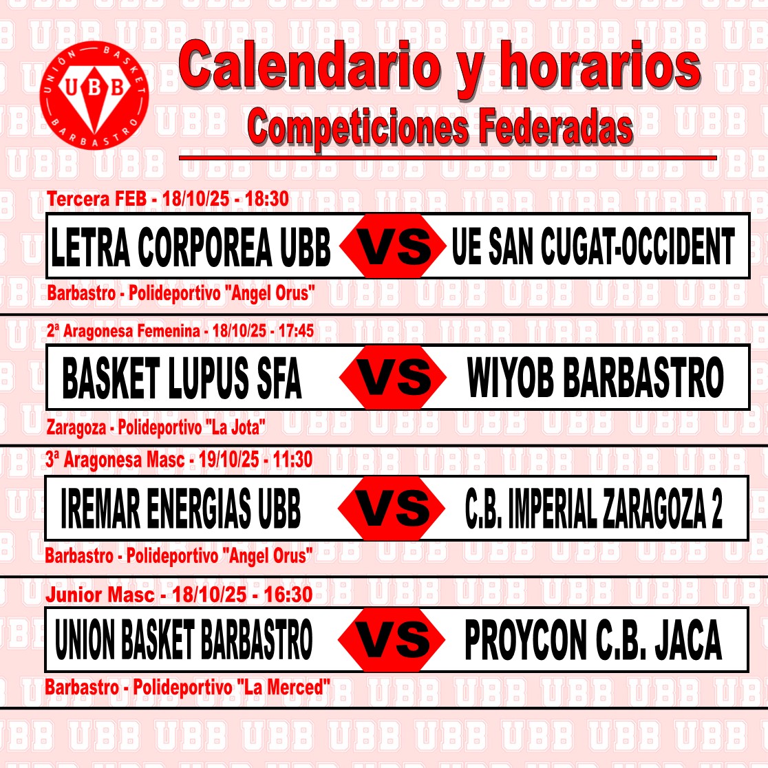 Union Basket Barbastro tweet media