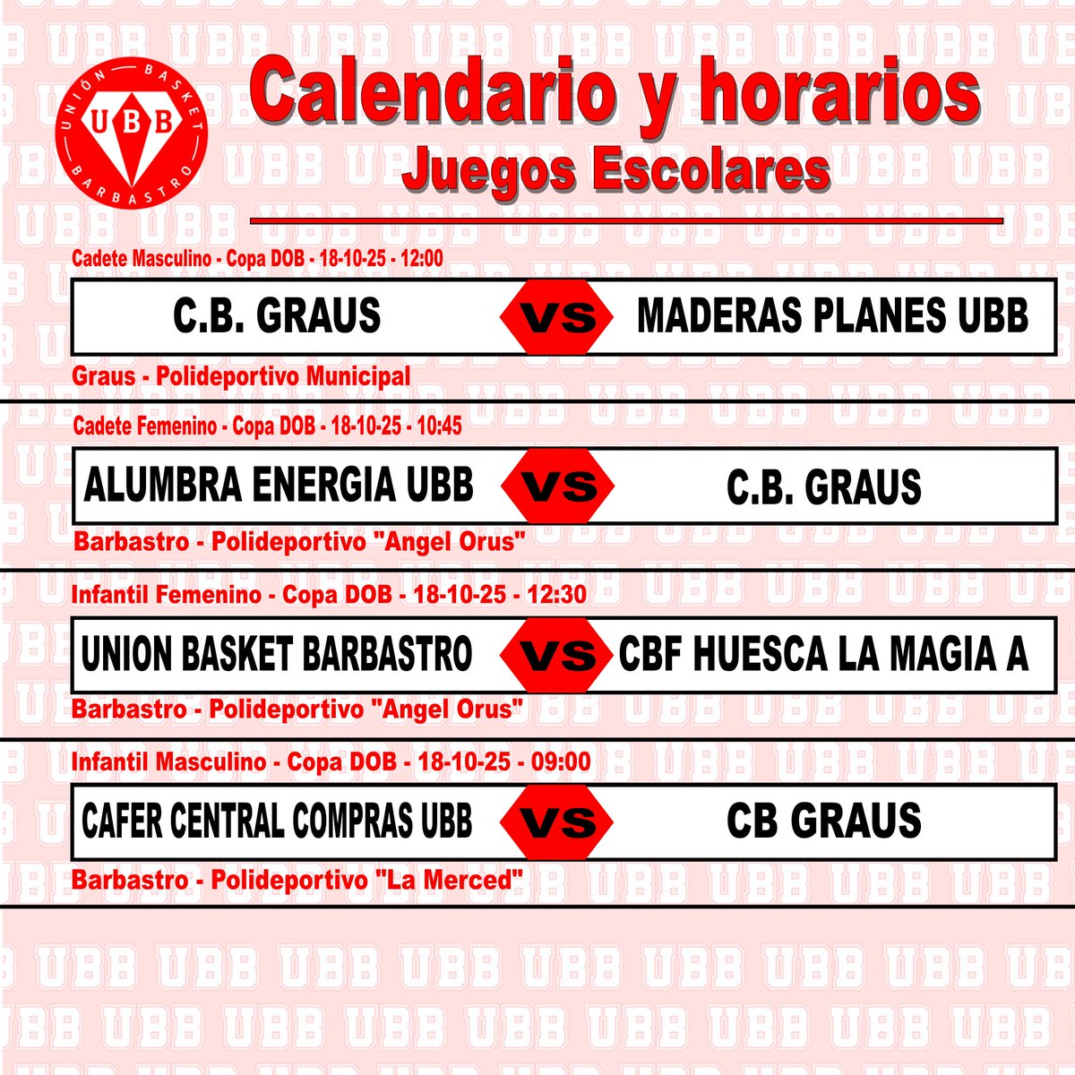 Union Basket Barbastro tweet media