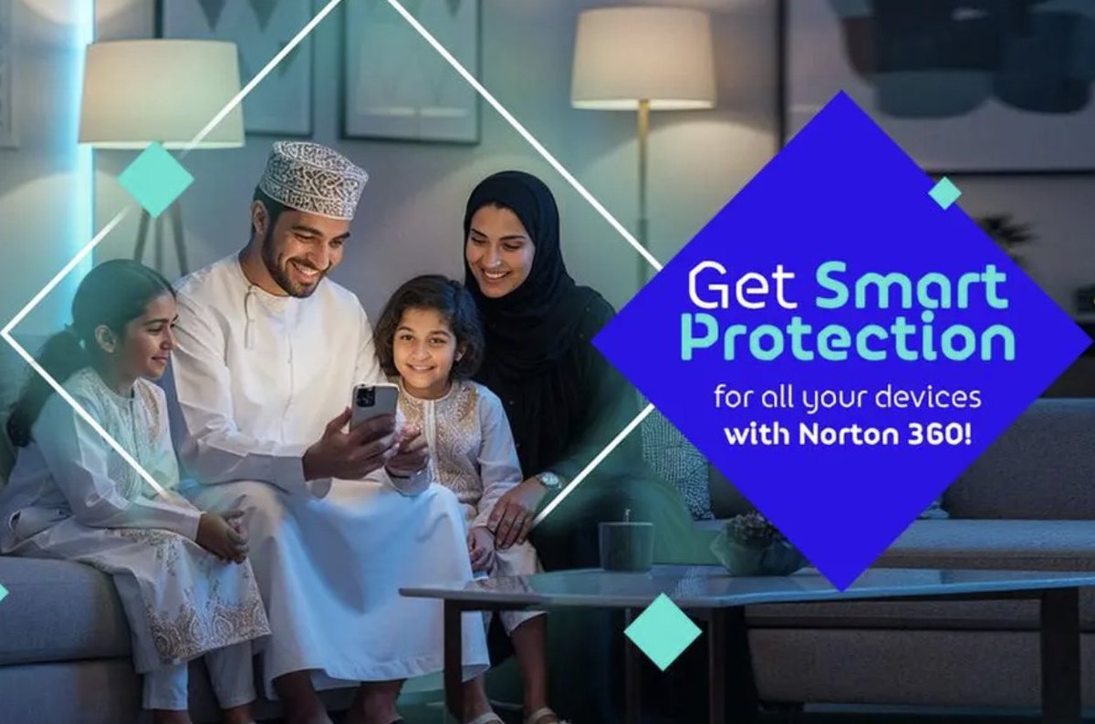 SAMENAcouncil's tweet image. 🛡️ @Omantel has teamed up with @Norton  to boost online safety for households across Oman, making Norton 360 part of Omantel’s Home Broadband plans, protecting PCs, tablets, and smartphones against malware, phishing, and scams .#CyberSecurity #OmanVision2040 #DigitalSafety