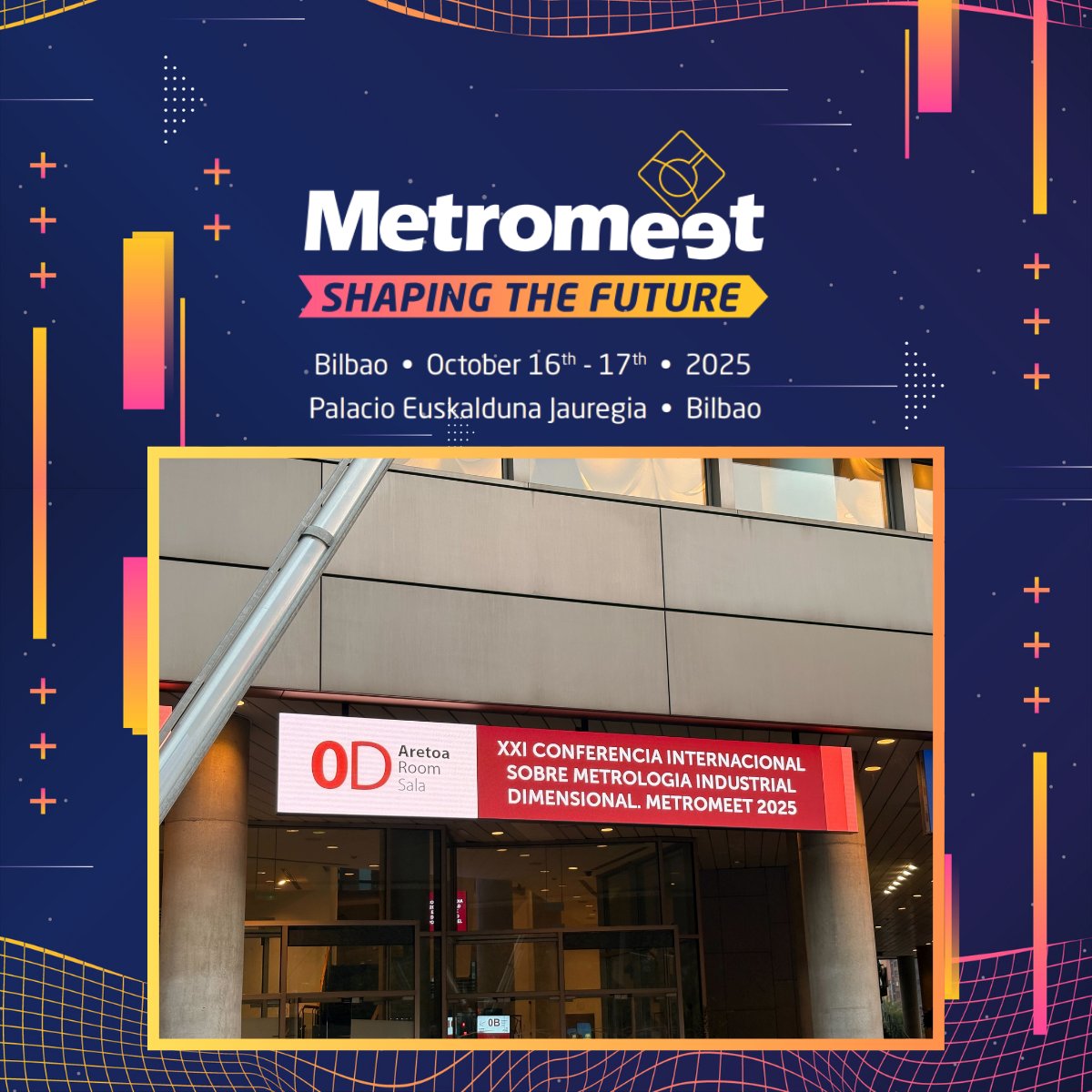 🎉The wait is over! #Metromeet2025 kicks off today at the Euskalduna Palace in Bilbao
 
On its 21st edition, the leading conference on Industrial Dimensional   #Metrology brings together global experts to explore the latest tech, challenges &amp; innovations.
 
Stay tuned!!🚀