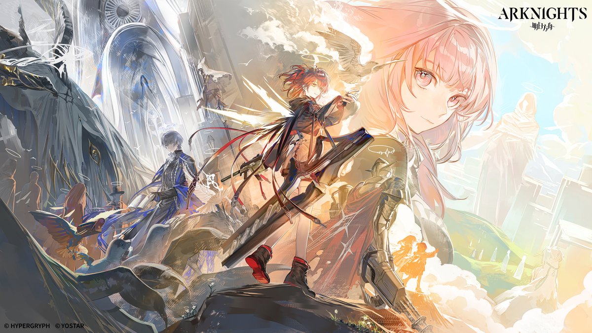 ArknightsEN's tweet image. Dear Doctor, thank you for playing New Side Story Event: The Masses&apos; Travels!
&quot;I think the Lord&apos;s better off staying put in &apos;The Saints&apos; Travels&apos;, and leaving the future for us to decide!&quot;

Artist info: -Living- (@Living201882687)
x.com/Living201882687

Download:…