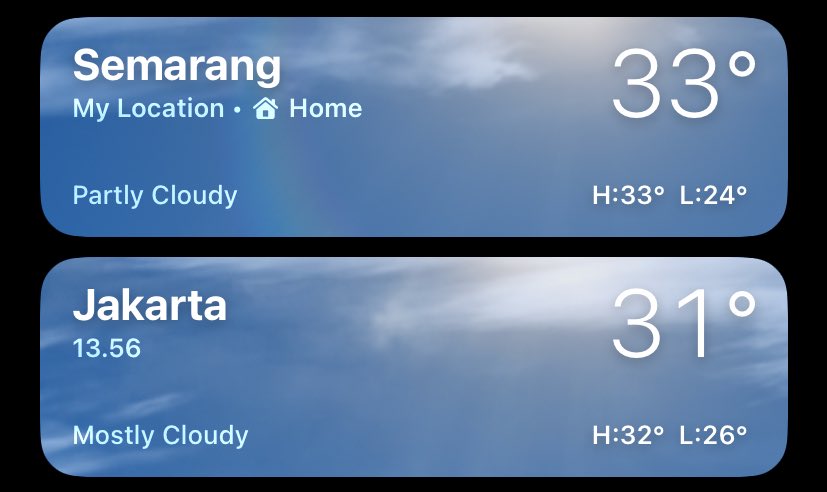 miffysluv's tweet photo. @ddeeyyii @txtdrpaksu REALL PARAHH ini perbandingan jkt sm smg panasan smg 😭😔 https://t.co/DCCinGf9NC