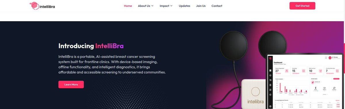#PinkOctober x #AI
Spotlight on ANORA, the healthtech behind #IntelliBra a portable, AI-powered breast cancer screening tool built for African women. Affordable, offline &amp; life-saving.
👉 intellibra.org 
#HerAIAfrica #BreastCancerAwareness #HealthTech